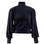 Blusa tricot fur preto - MES
