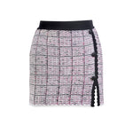 Saia tricot tweed off white - MES