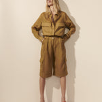 Camisa Rami Bolsos Pecan