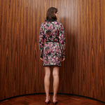 Mes - Blusa Tricot Jacquard Borboletas Preto