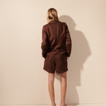 Shop Mes - Blazer linho oversize bolsos expresso