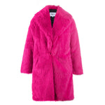 Casaco faux fur teddy pink - MES