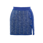 Saia tricot tweed royal - MES